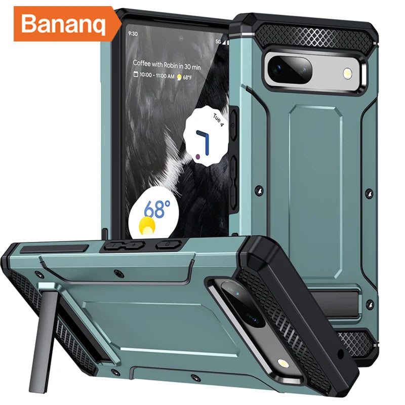 Invisible Kickstand Holder Shockproof Armor Google Case - DealJustDeal