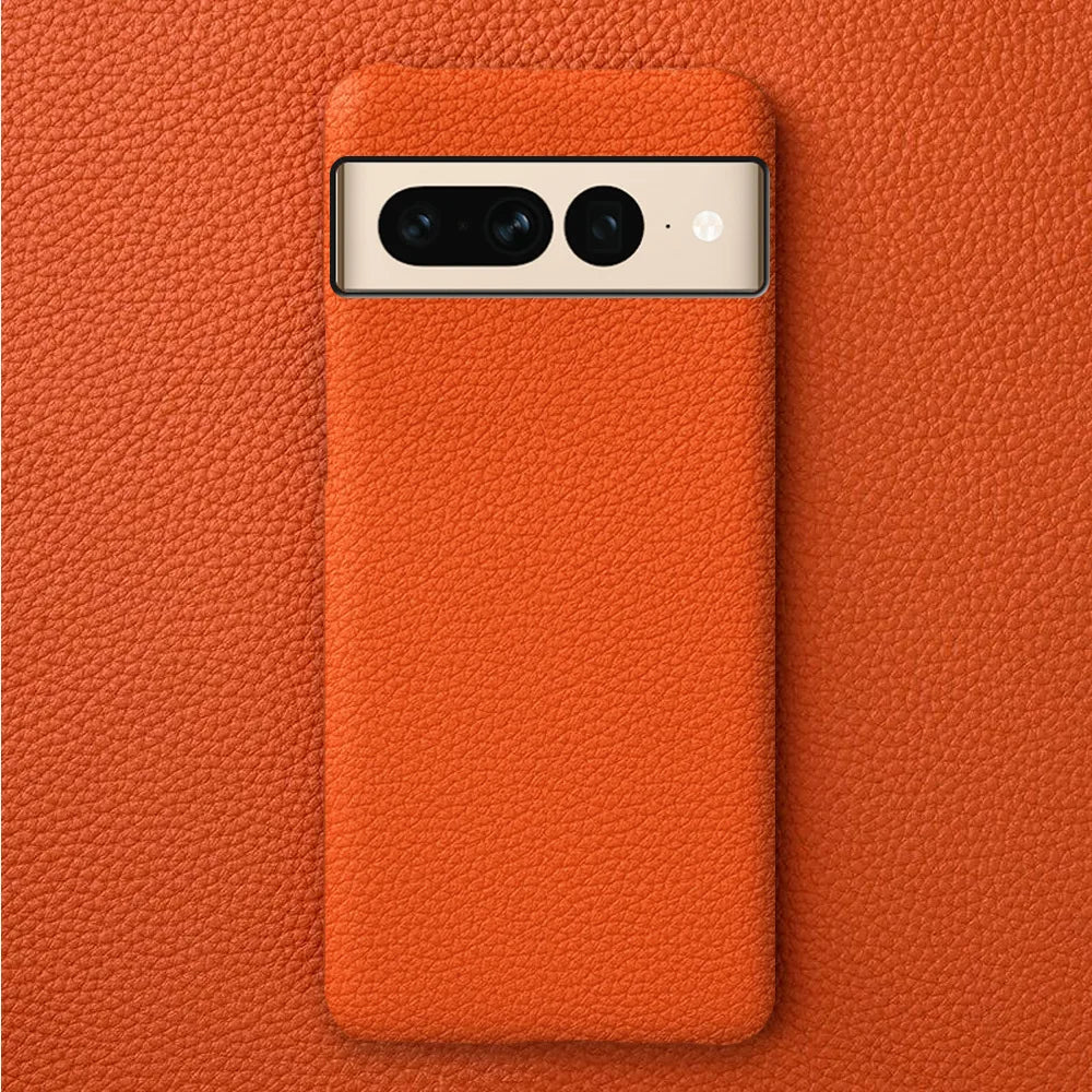 Litchi Design Genuine Leather Google Case - DealJustDeal