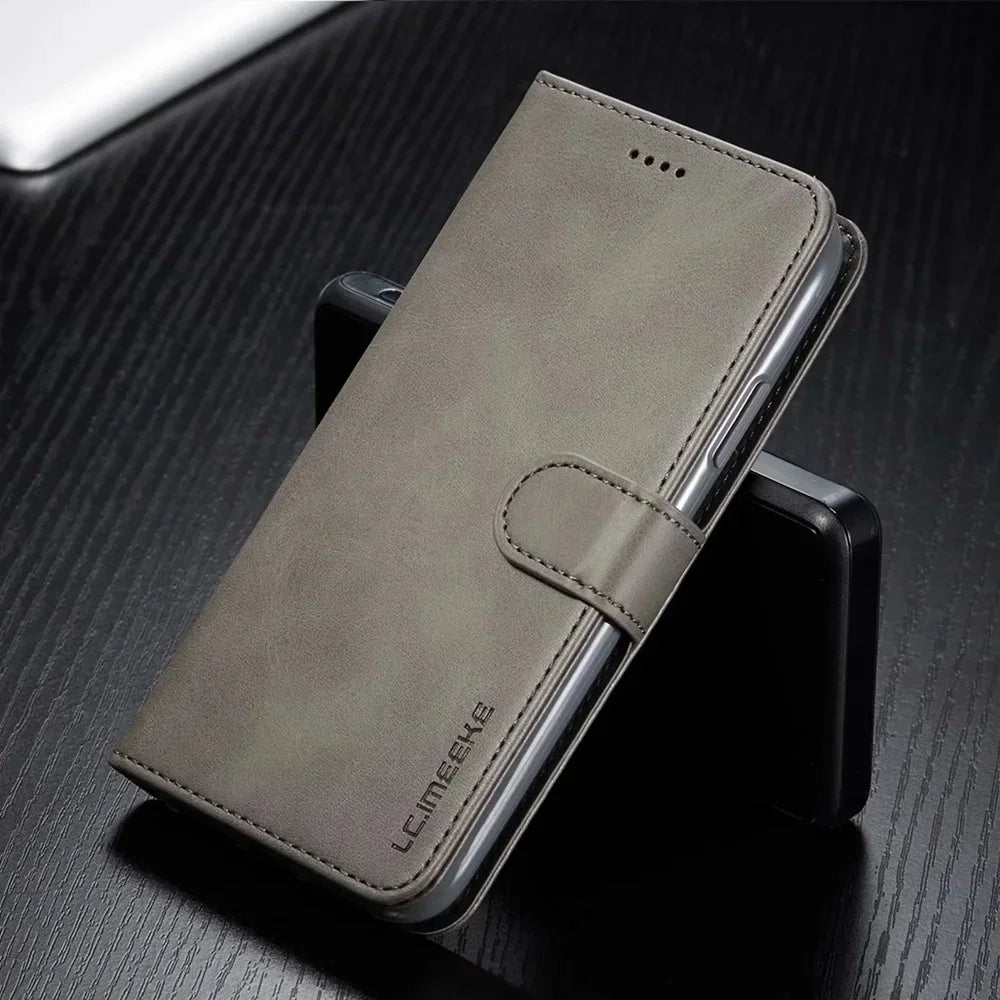 Flip Cover Card Slot Leather Wallet iPhone Case - DealJustDeal