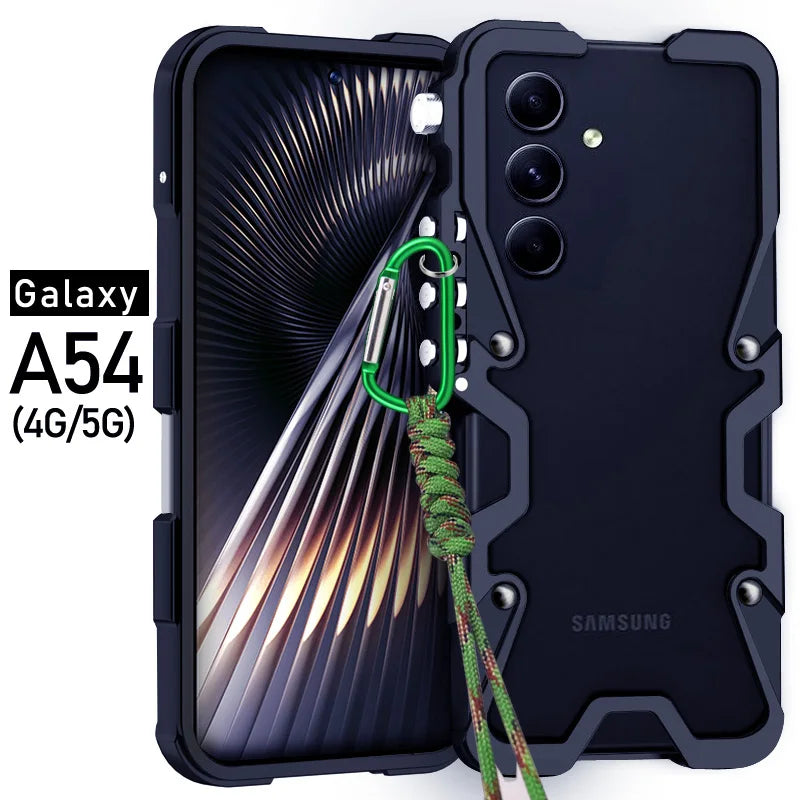 galaxy Metal Bumper Fashion Robot arm galaxy A, M and S Case - DealJustDeal