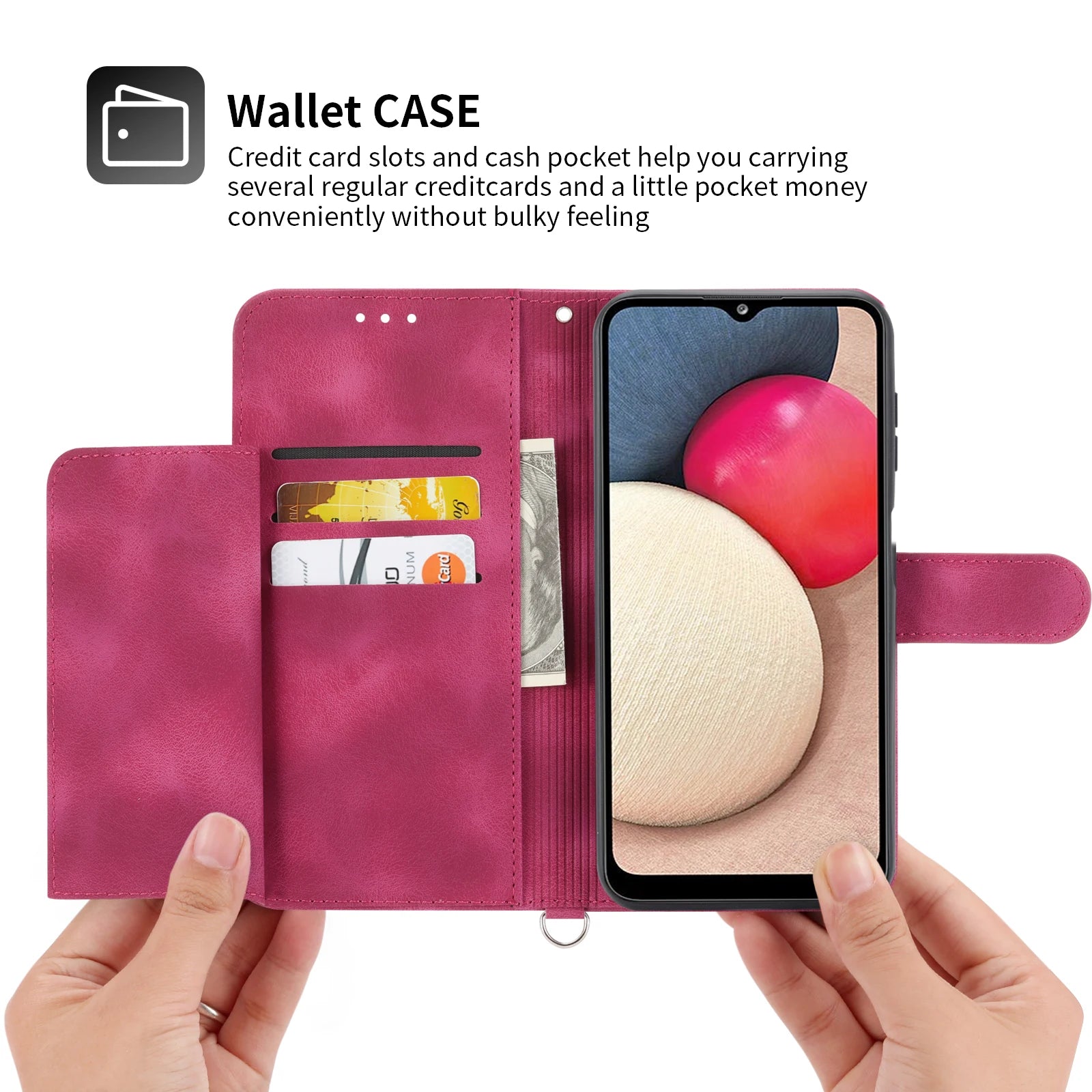 Flip Wallet Card Leather Galaxy S Case - DealJustDeal