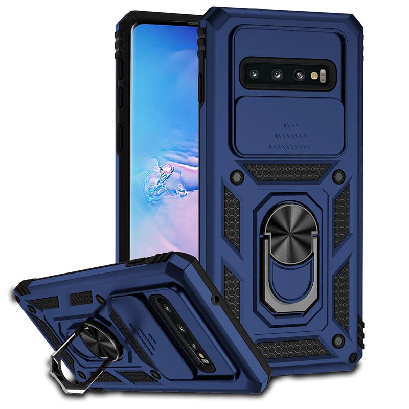 Shockproof Armor Slide Camera Protect galaxy S Case - DealJustDeal