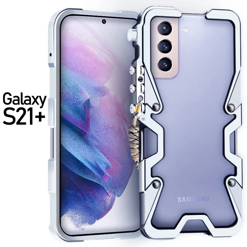 galaxy Metal Bumper Fashion Robot arm galaxy A, M and S Case - DealJustDeal