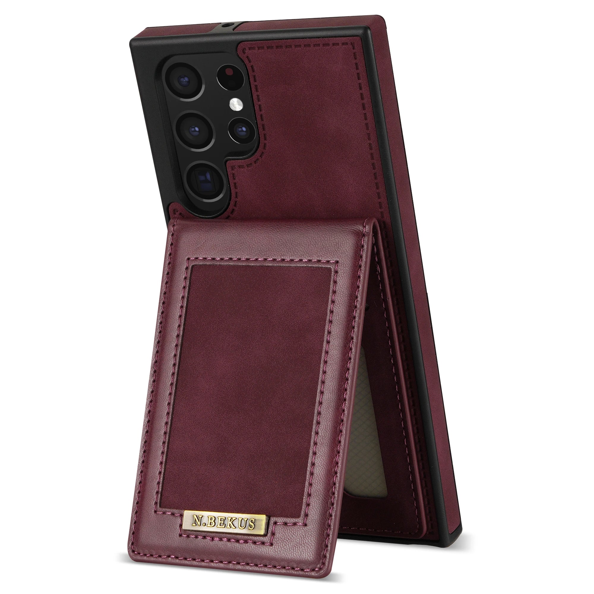 Wallet Card Leather Flip Galaxy S Case - DealJustDeal