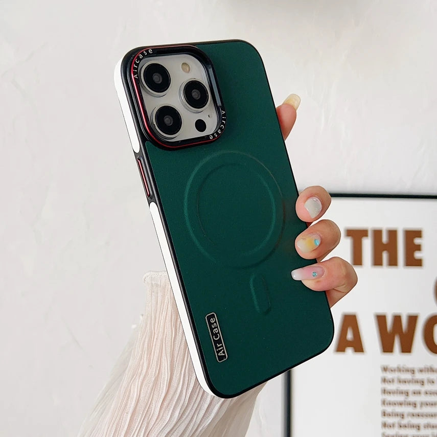 Magnetic Masafe Leather iPhone Case - DealJustDeal