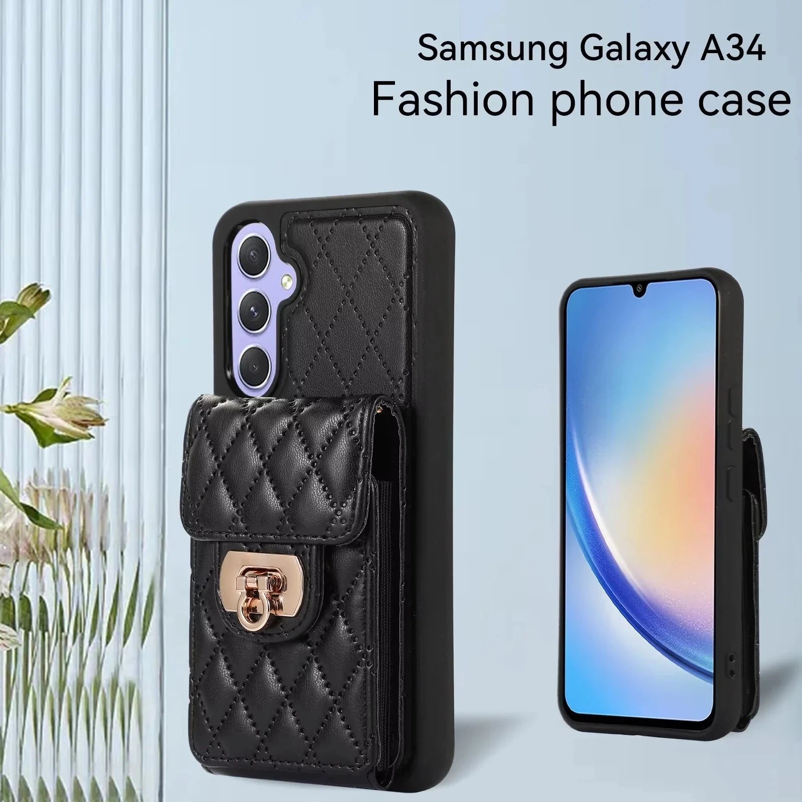 Wallet Cards Slot Leather Galaxy A Case - DealJustDeal