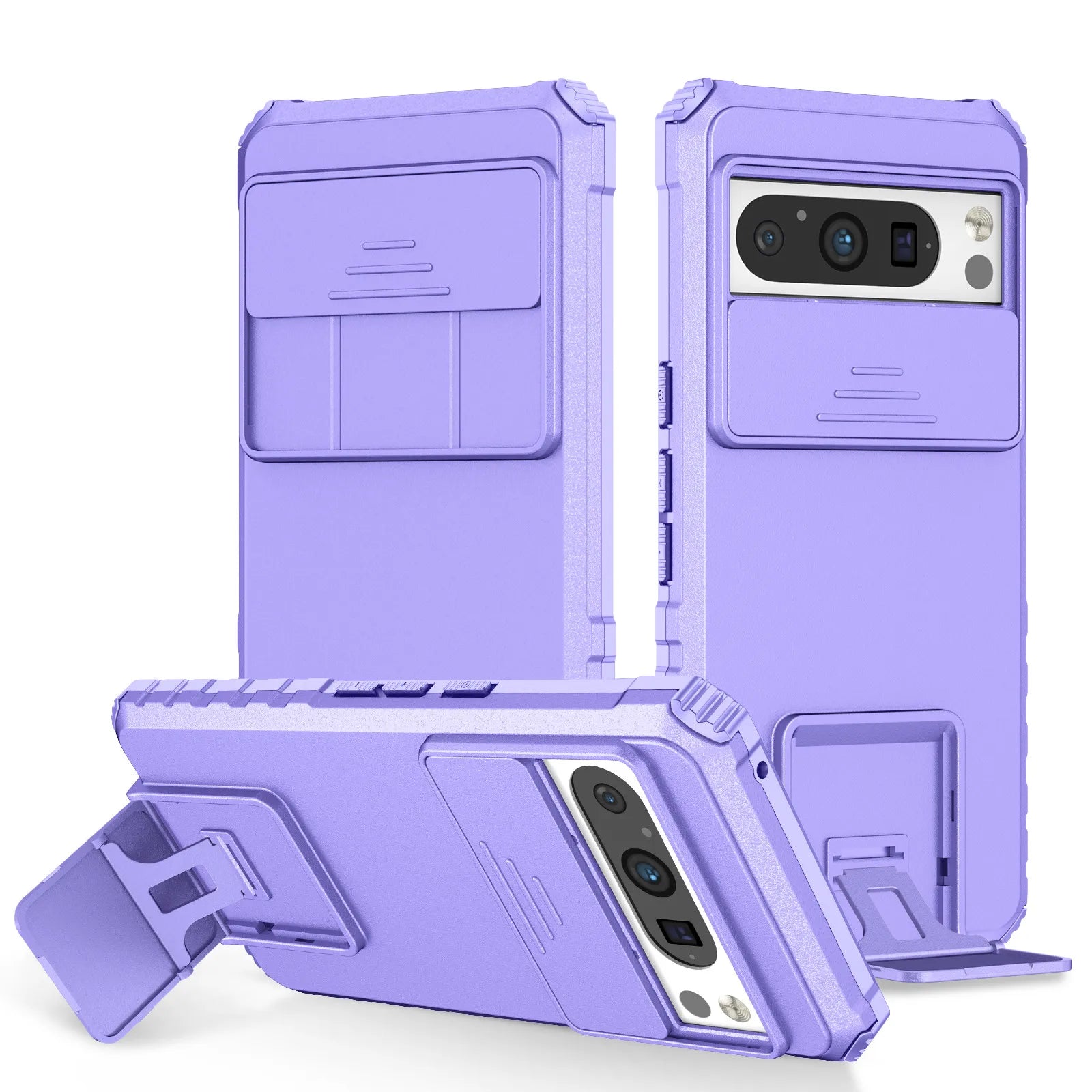 Hybrid Armor Shockproof Kickstand Google Case - DealJustDeal