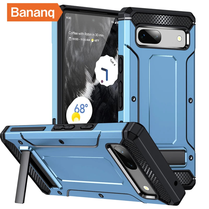 Invisible Kickstand Holder Shockproof Armor Google Case - DealJustDeal