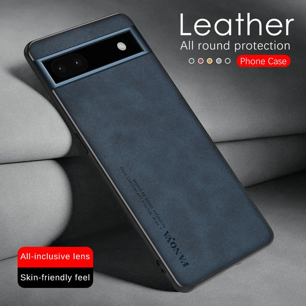 Lambskin Leather Silicon Google Case - DealJustDeal