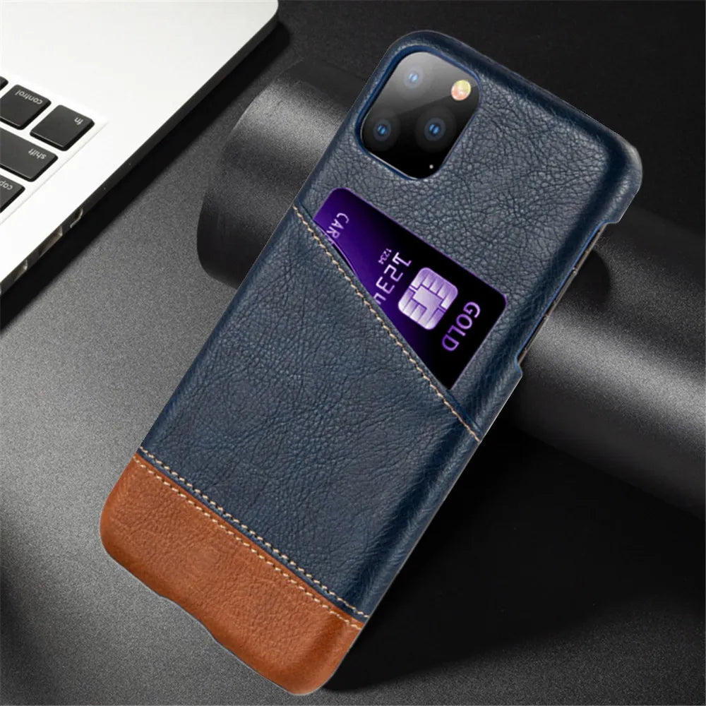 Leather Wallet Google Case - DealJustDeal