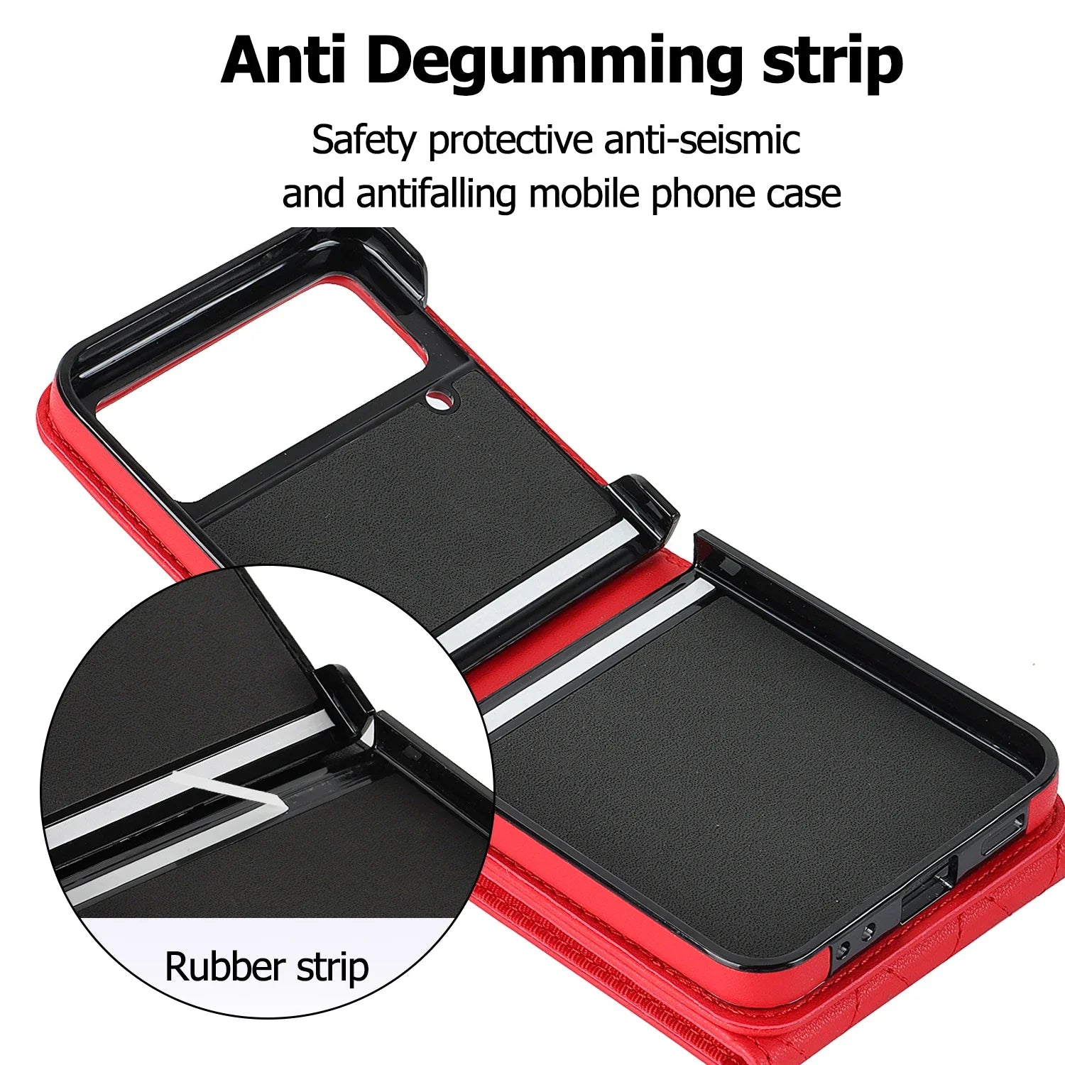 RFID Card Holder Wallet Galaxy Z Flip Case - DealJustDeal