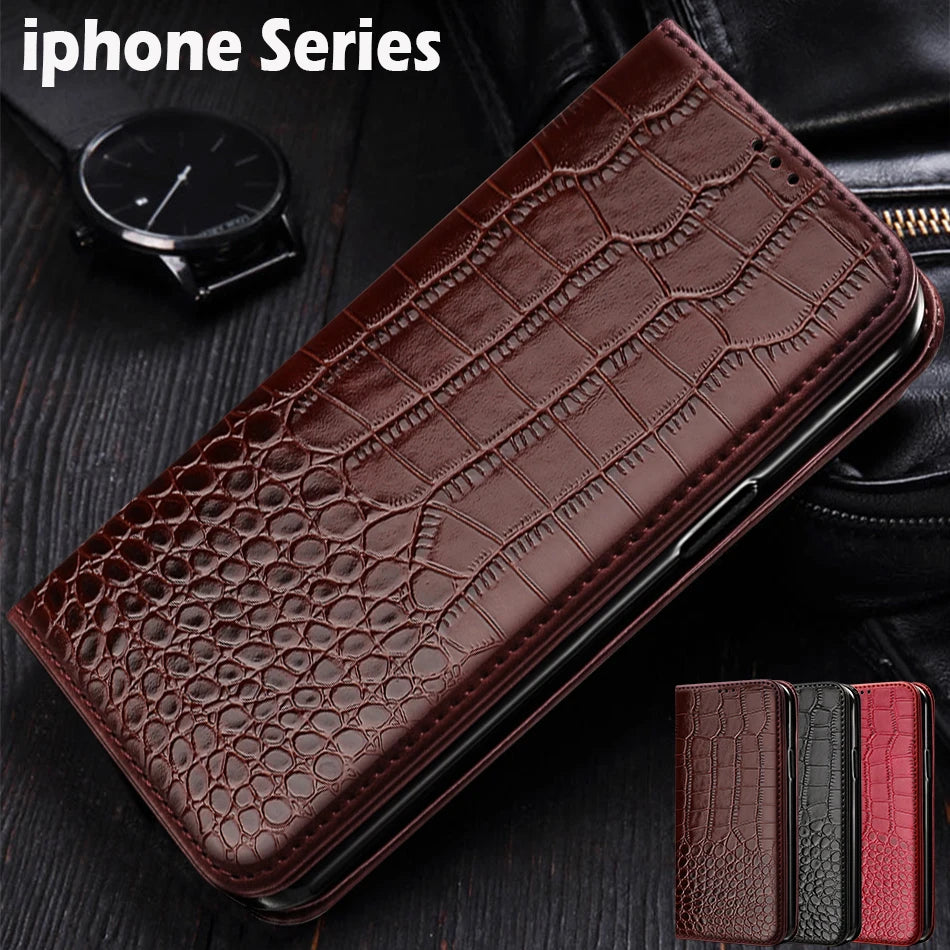 Leather Wallet iPhone Case - DealJustDeal