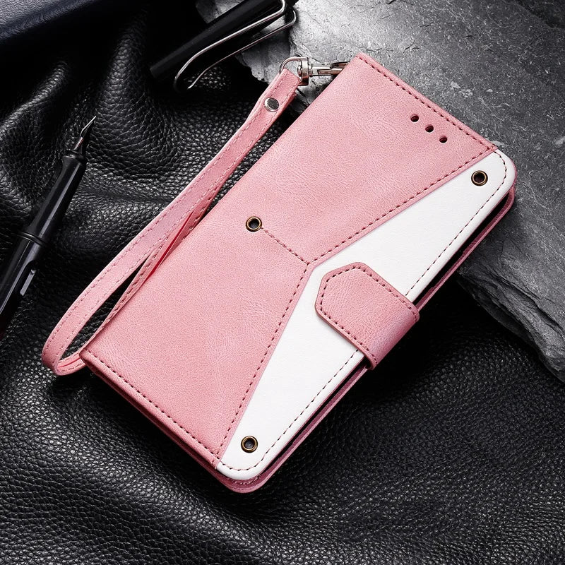 Lanyard Card Pocket Flip PU Leather Wallet Google Case - DealJustDeal