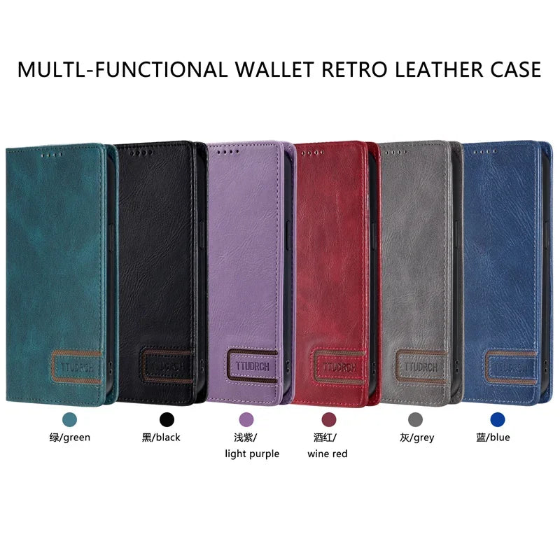 Magnetic Leather Flip Book Google Case - DealJustDeal