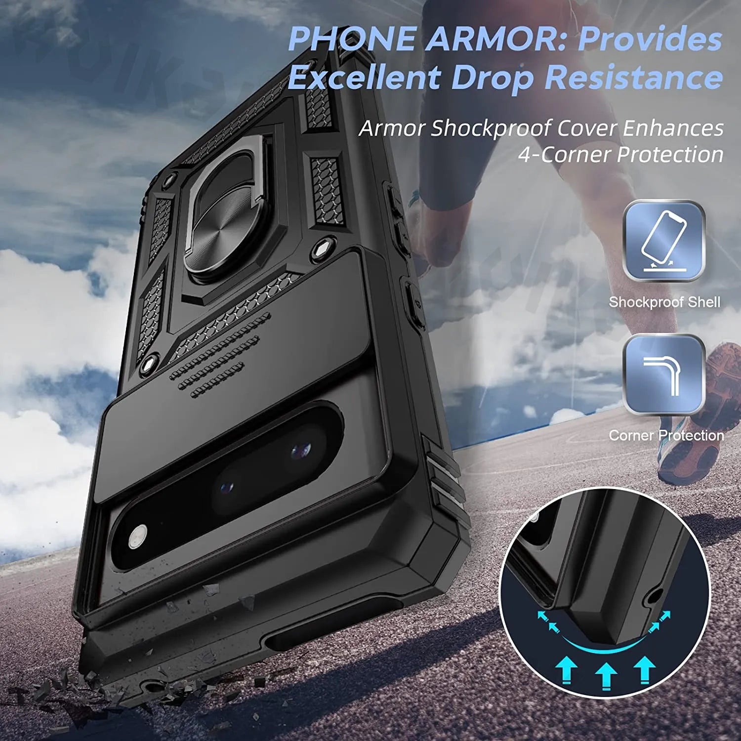 Full Body Rugged Magnetic Kickstand Shockproof Google Case - DealJustDeal