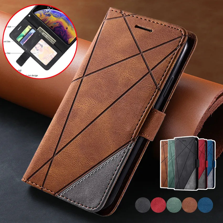 Leather Wallet Google Case - DealJustDeal