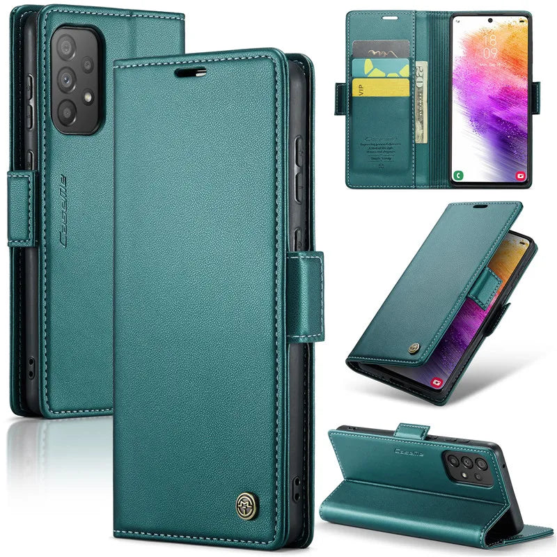 Purse Card Flip Wallet Leather Galaxy A, M and Note Case - DealJustDeal