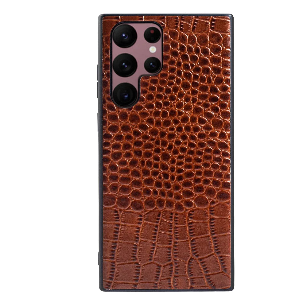 Genuine Leather galaxy S Case - DealJustDeal