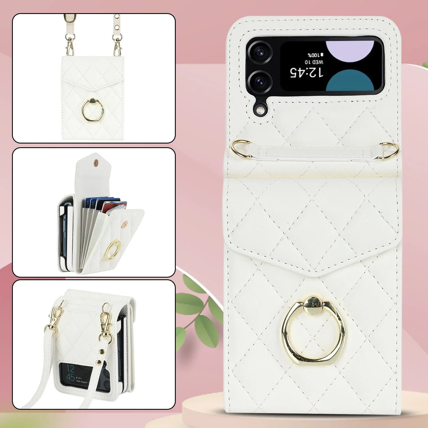 RFID Card Holder Wallet Galaxy Z Flip Case - DealJustDeal