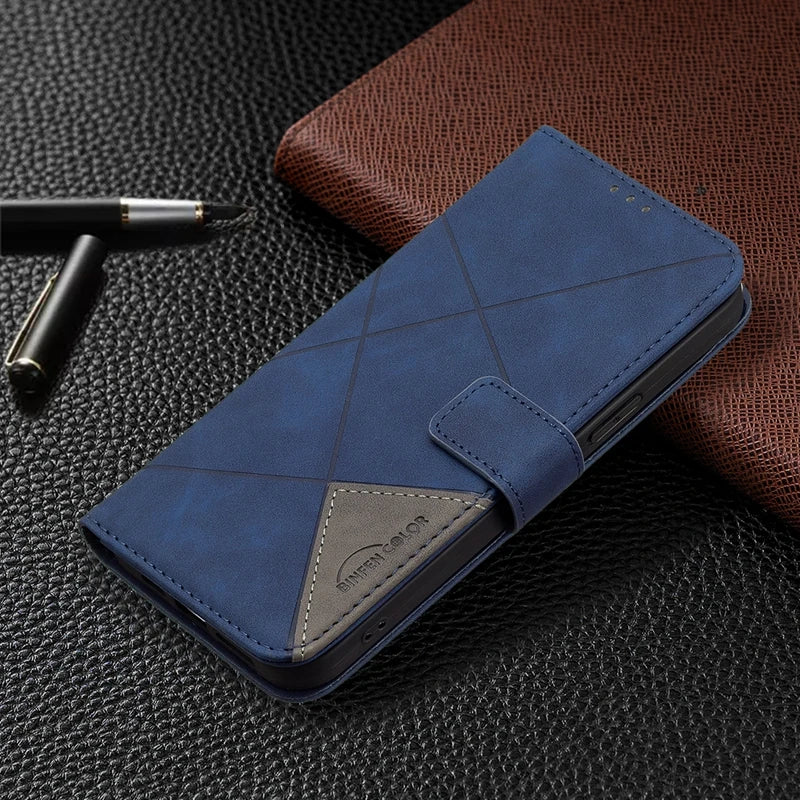 Wallet Magnetic Flip Shockproof Leather iPhone Case - DealJustDeal