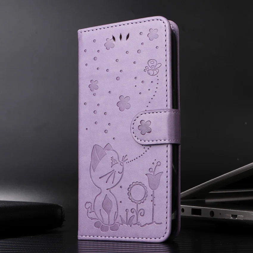 Wallet Book Card Slot Flip Leather Galaxy A Case - DealJustDeal