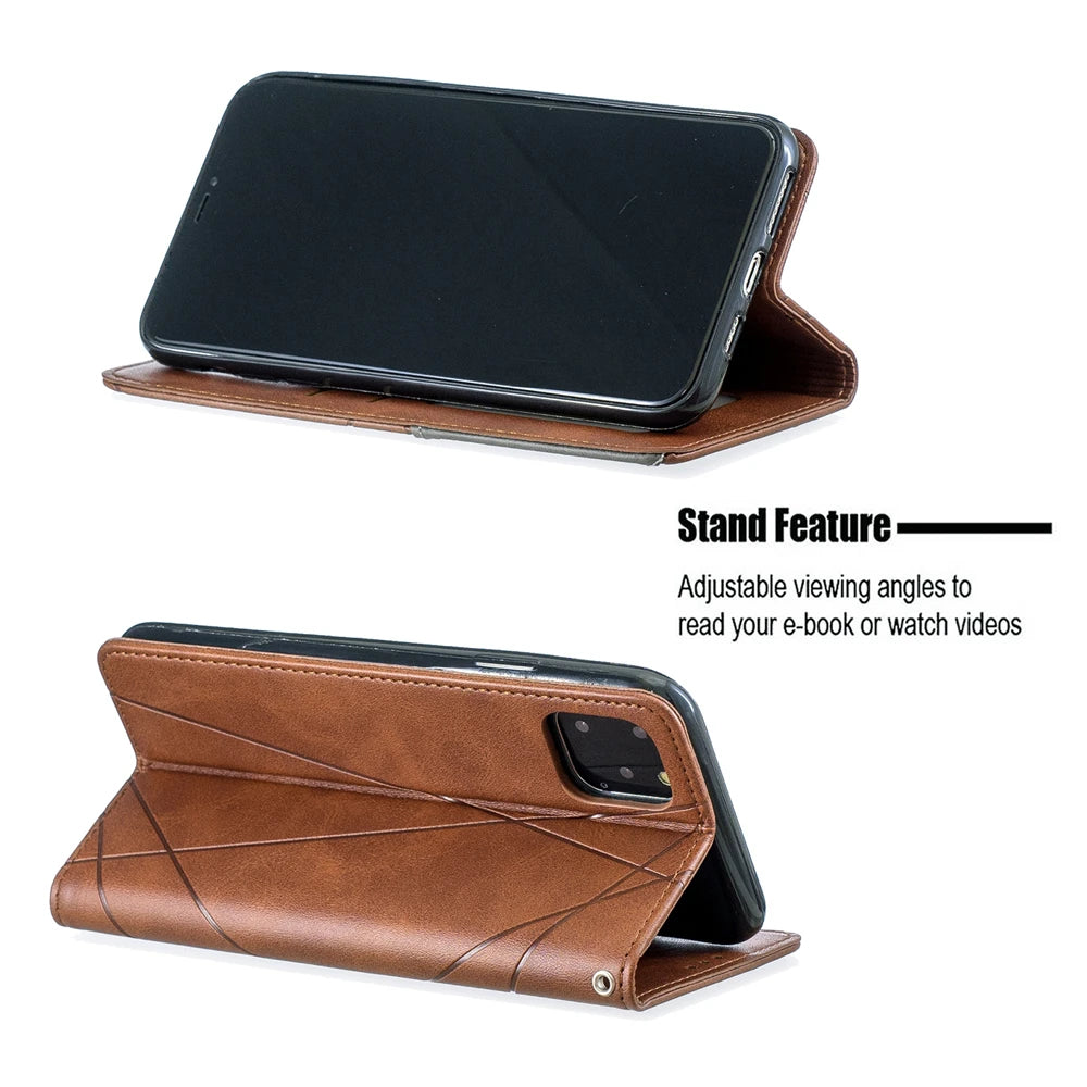 Flip Leather iPhone Case - DealJustDeal