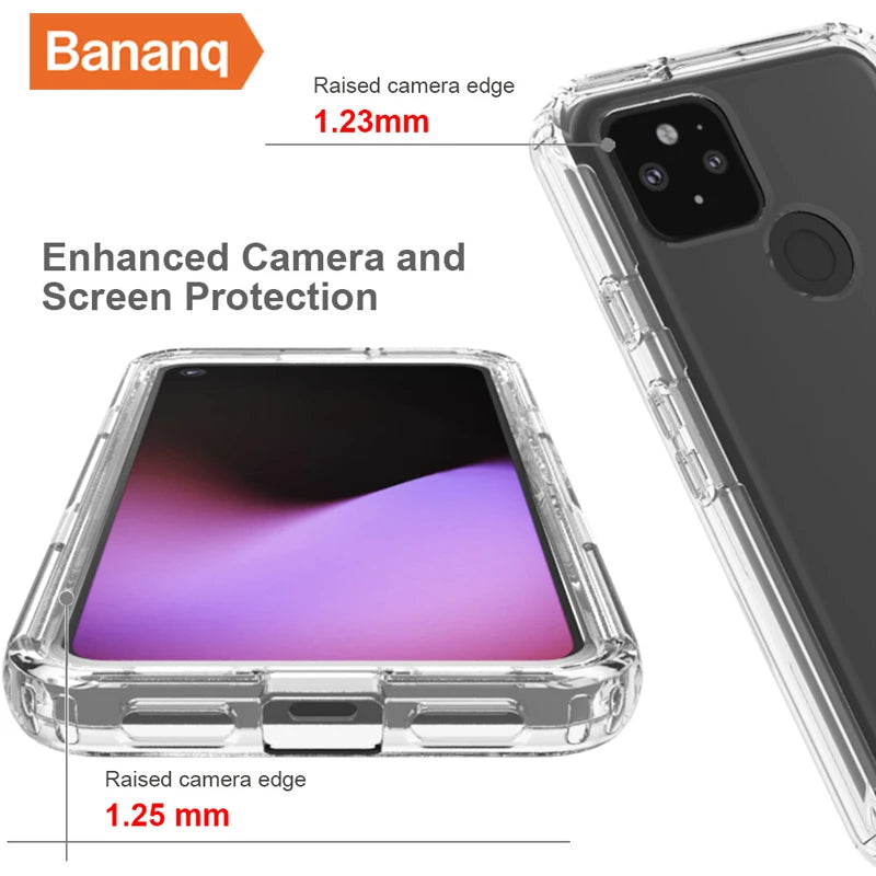 Transparent Gradient Color Shockproof Google Case - DealJustDeal