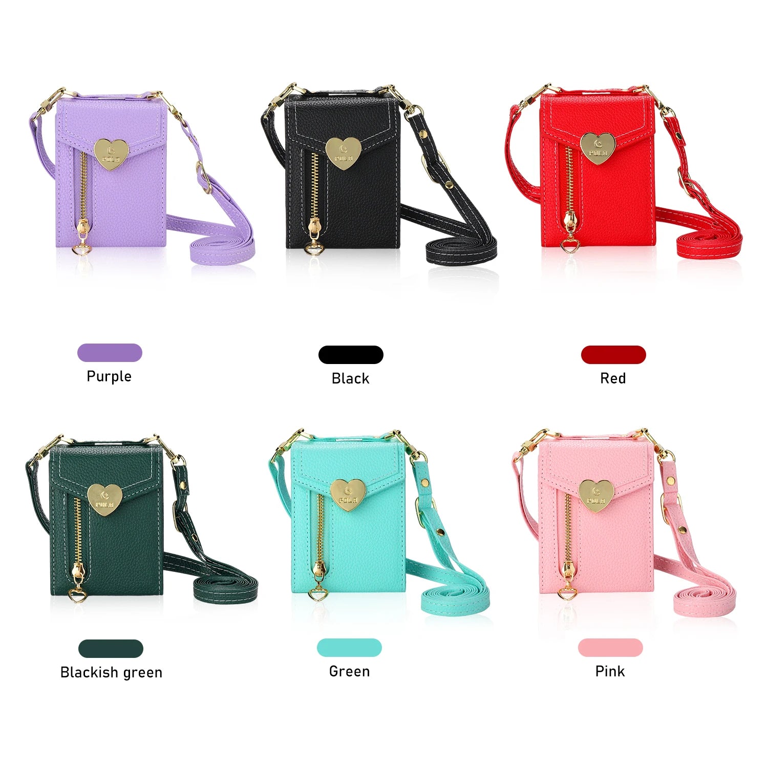 Crossbody Wrist Strap Leather Galaxy Z Flip Case - DealJustDeal