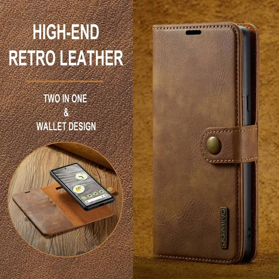 Detachable Magnetic Leather Wallet Google Case - DealJustDeal