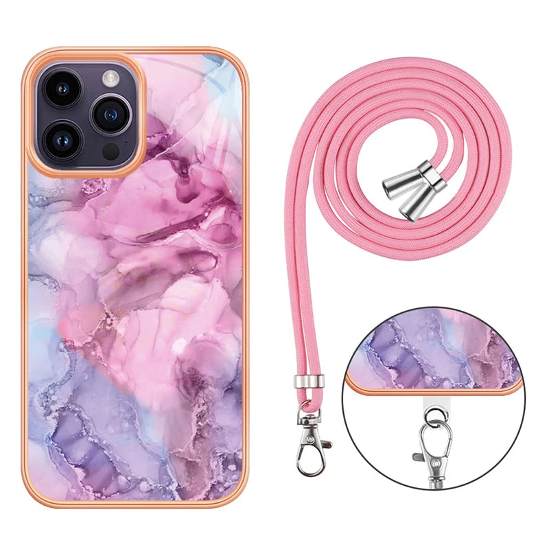 Crossbody Necklace Lanyard Cord iPhone Case - DealJustDeal