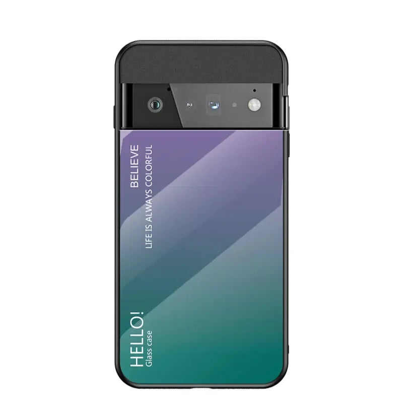 Gradient Tempered Glass Cover Google Case - DealJustDeal