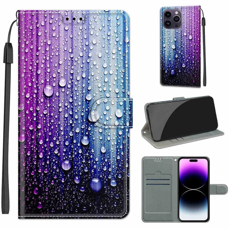 Wallet Stand Book Flip Leather Galaxy A Case - DealJustDeal