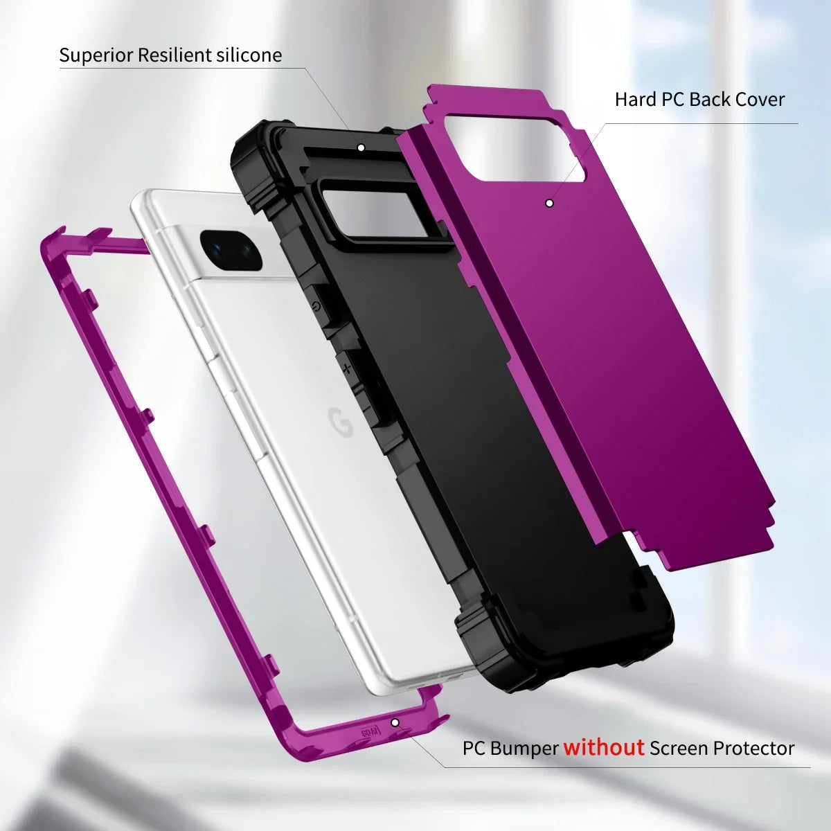 Heavy Rugged Armor Shockproof Google Case - DealJustDeal