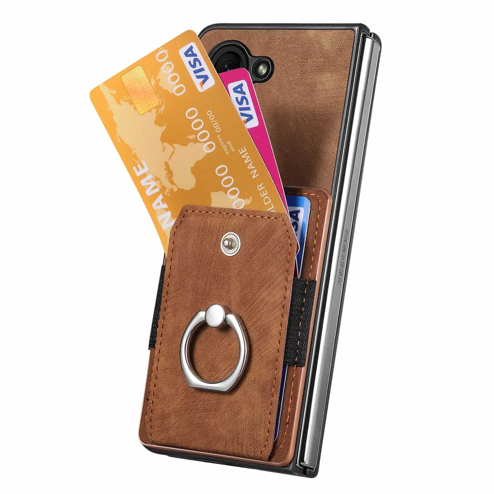 Ultra Thin Anti-Drop Magnetic Leather Wallet Galaxy Z Fold Case - DealJustDeal