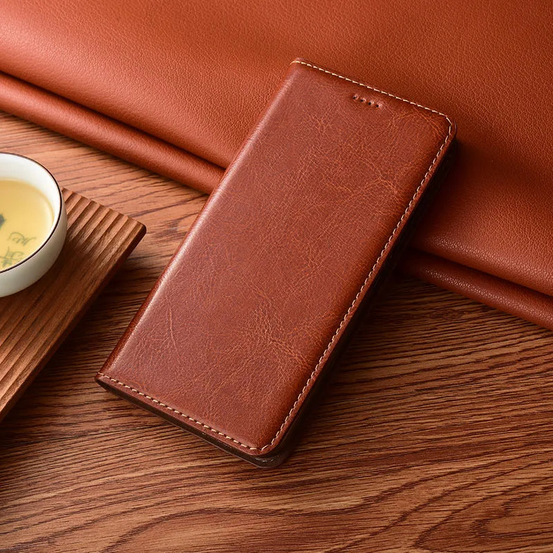 Retro Wallet Book Style Flip Genuine Leather Google Case - DealJustDeal