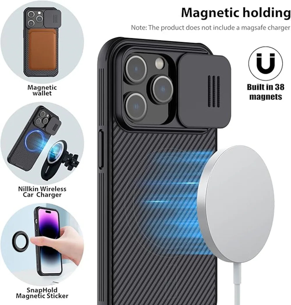 Magsafe CamShield Pro Slide Camera Protection Magnetic iPhone Case - DealJustDeal