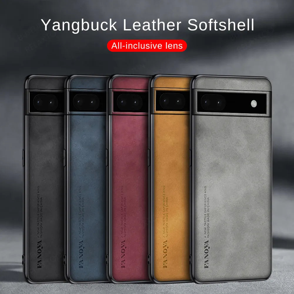 Lambskin Leather Silicon Google Case - DealJustDeal