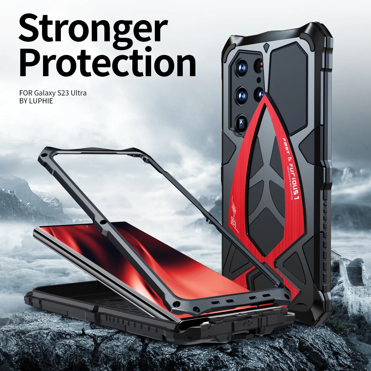 Metal Full Protect Armor Galaxy A and S Case - DealJustDeal