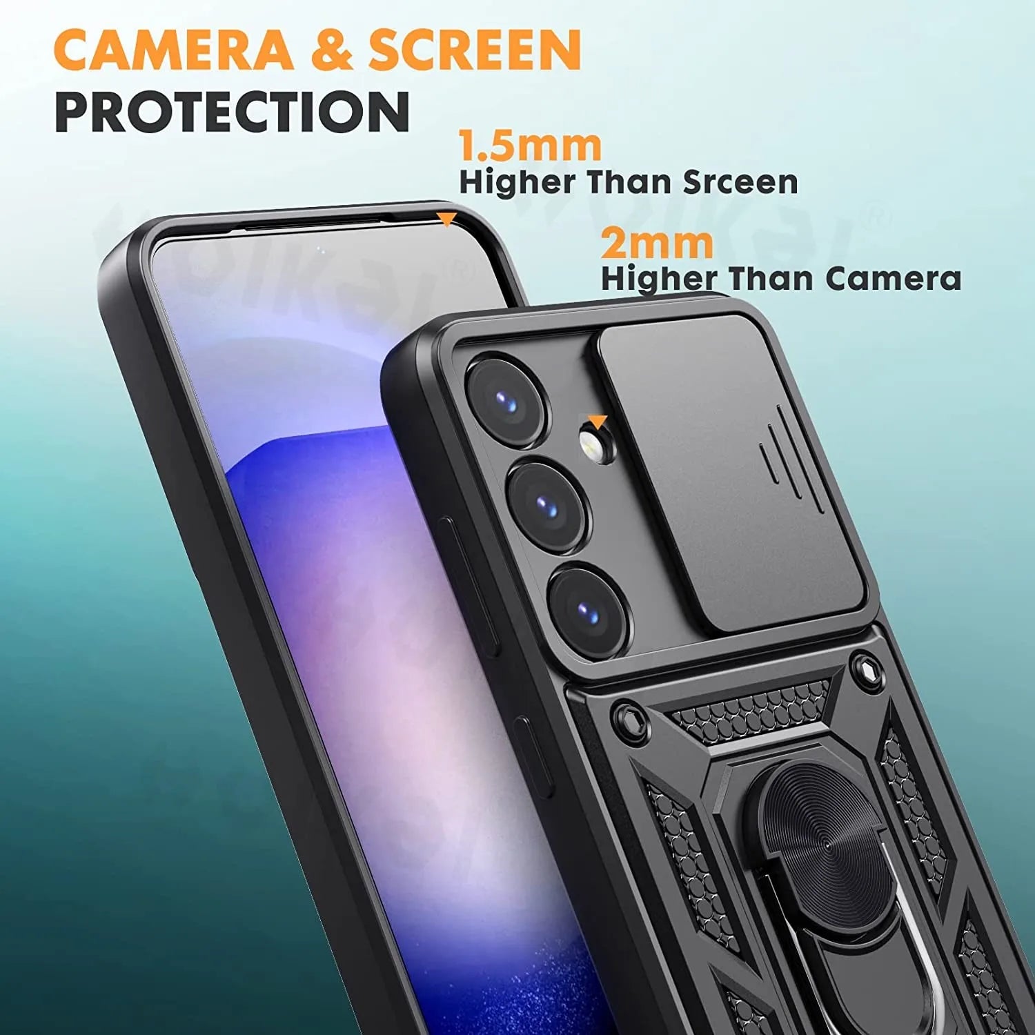 ShockProof Metal Brackets Lens Protection Galaxy Case - DealJustDeal