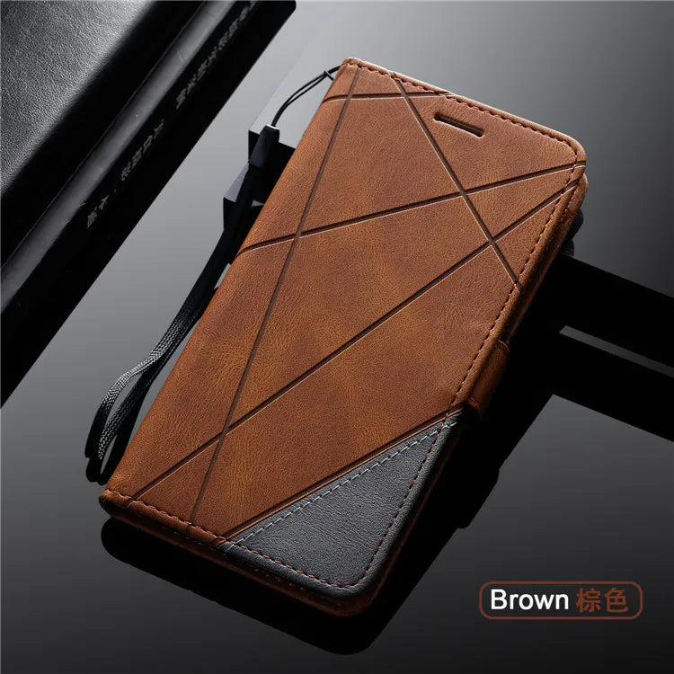 Wallet Flip Card Holder Stand Magnetic Leather iPhone Case - DealJustDeal