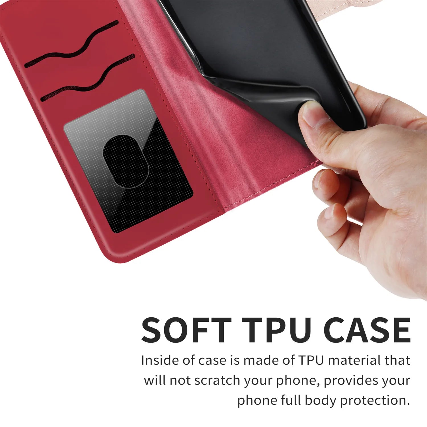 Holder Wallet Stand Leather Flip iPhone Case - DealJustDeal