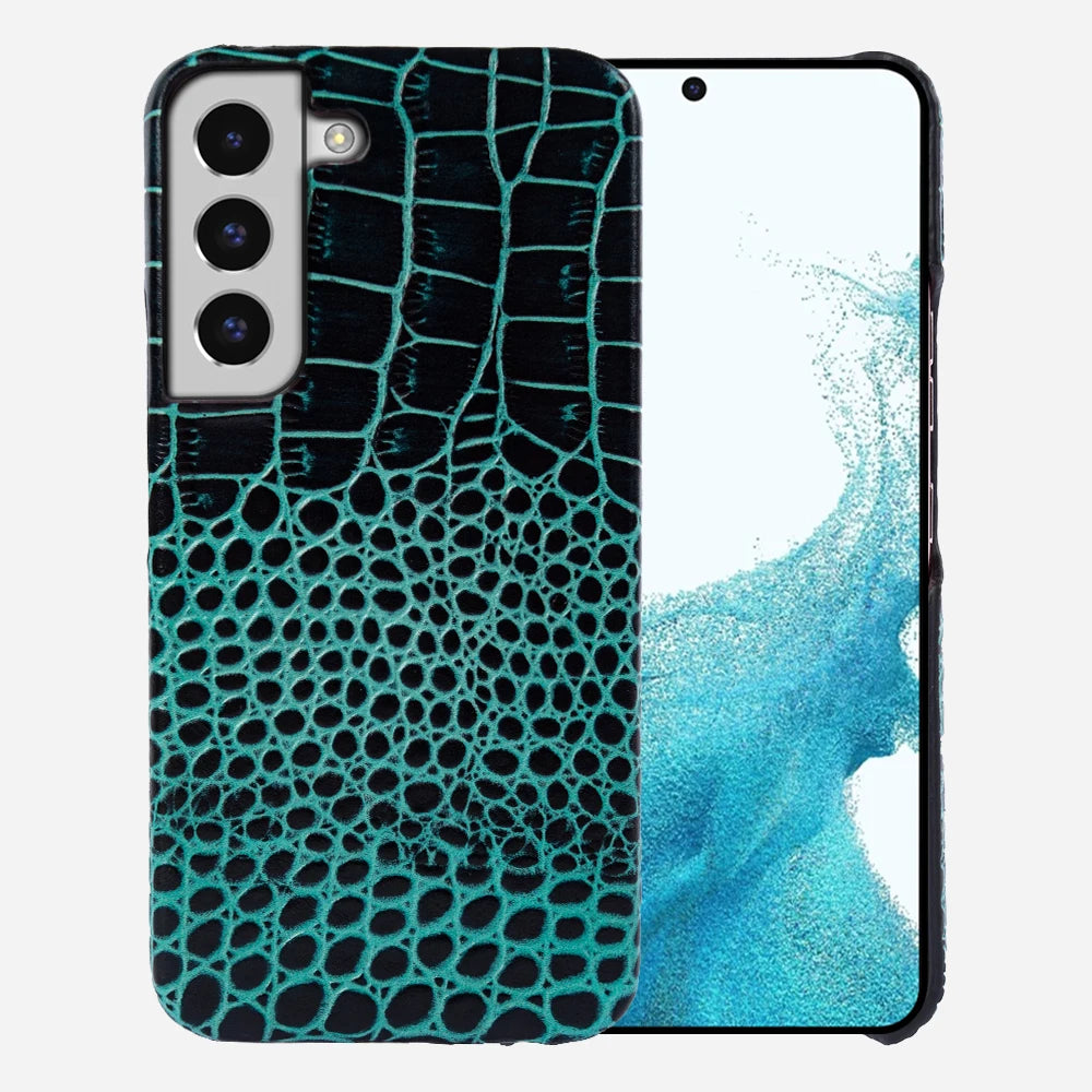 Crocodile Pattern Genuine Leather Galaxy Case - DealJustDeal