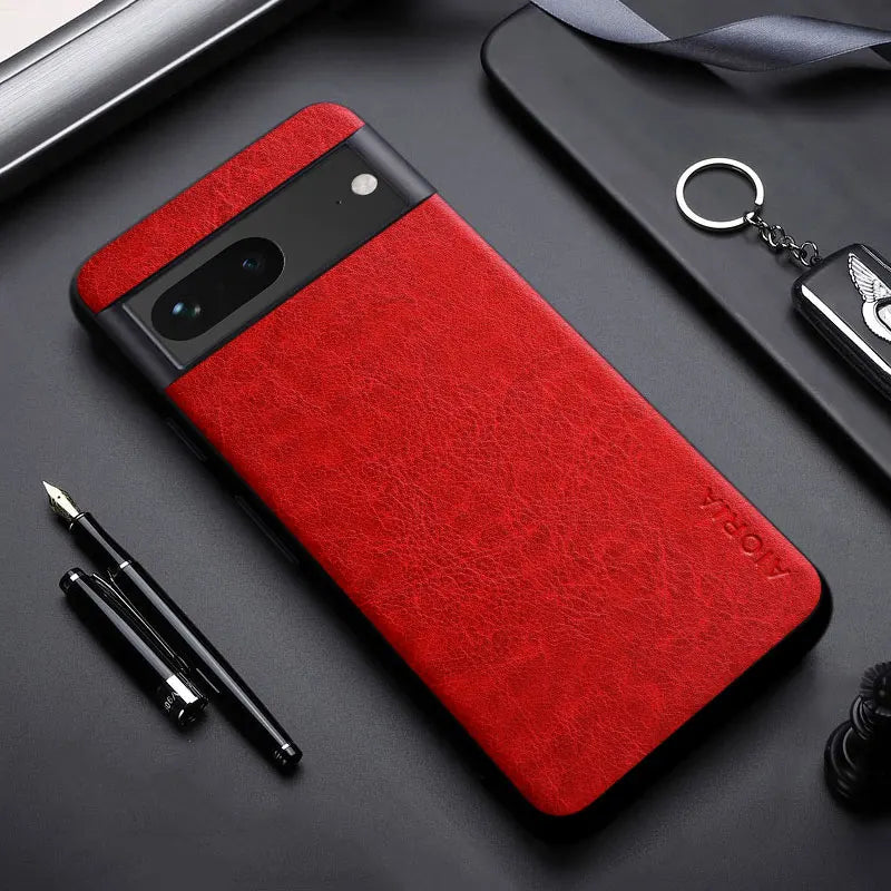 Business solid color design PU leather Google Case - DealJustDeal