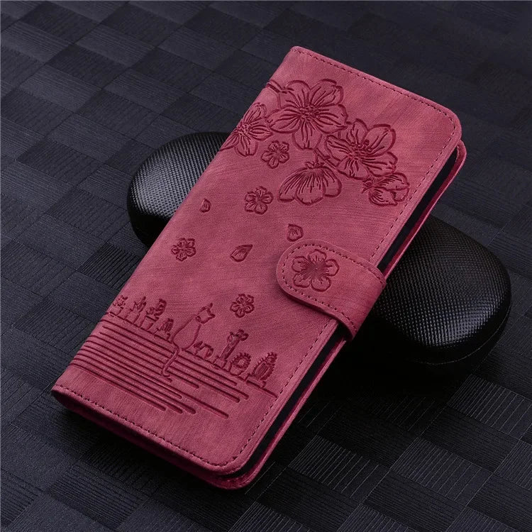 Magnetic Wallet Bracket Leather Flip iPhone Case - DealJustDeal