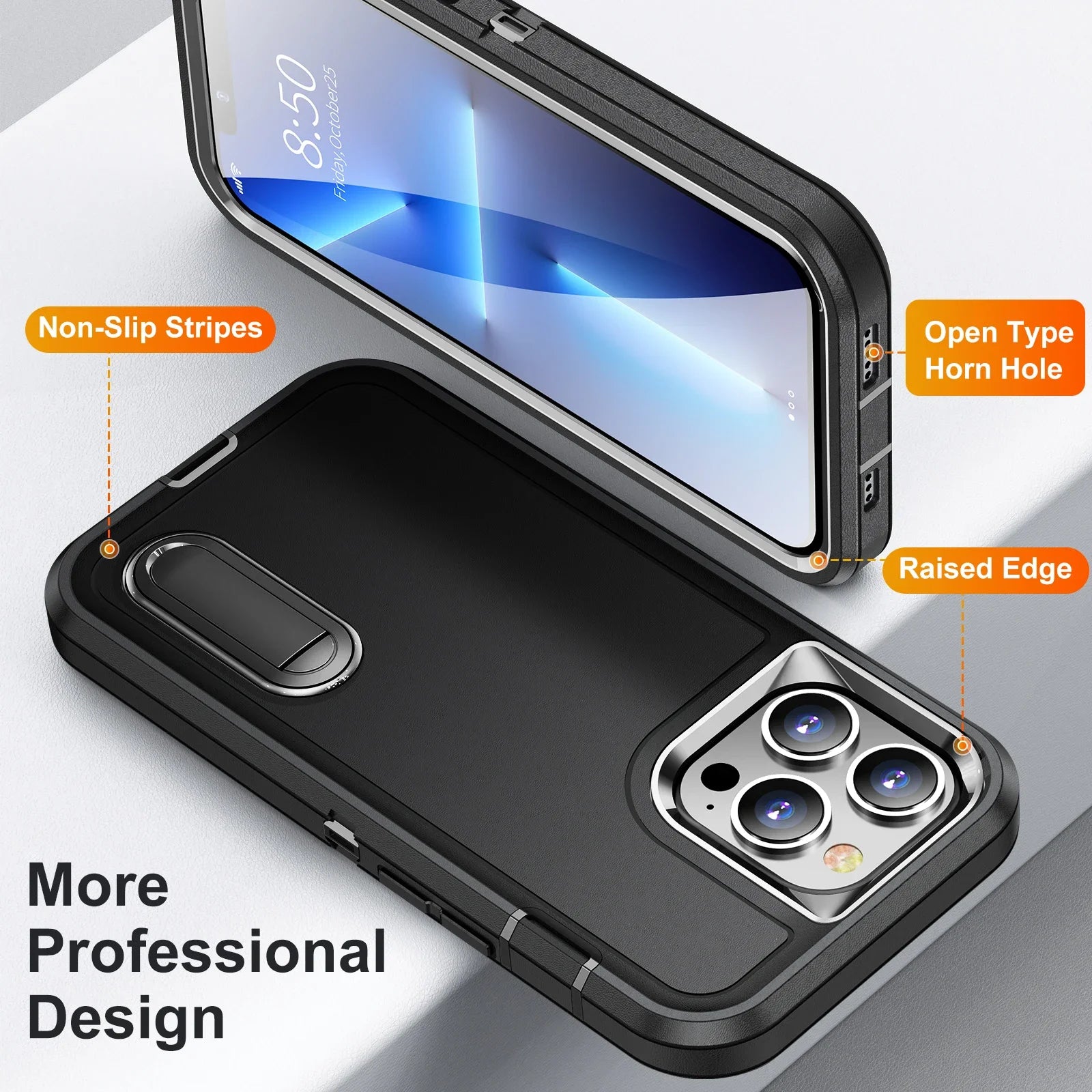 Plastic TPU Armor Shockproof Defend iPhone Case - DealJustDeal