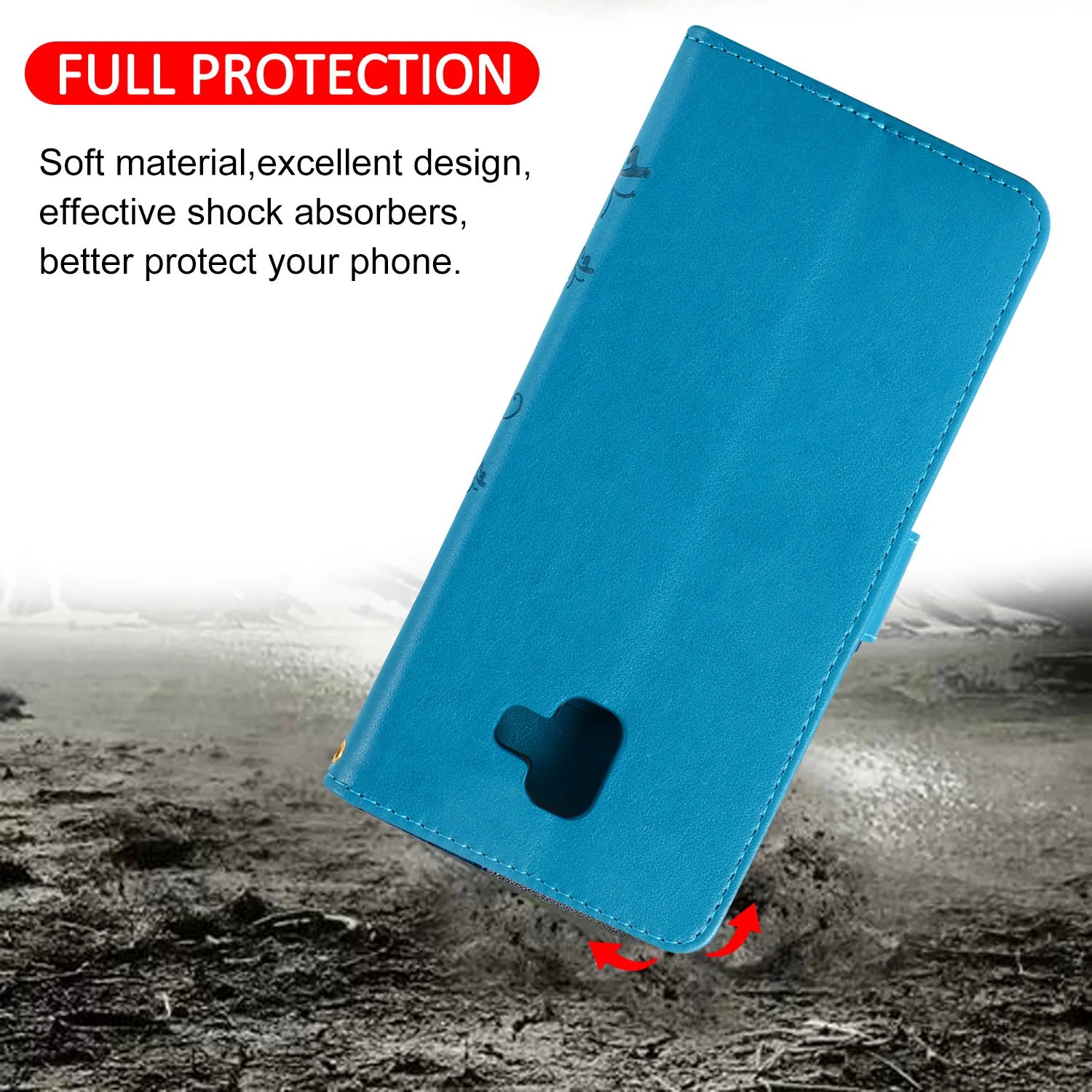 Holder Flip Stand Leather Wallet galaxy S Case - DealJustDeal