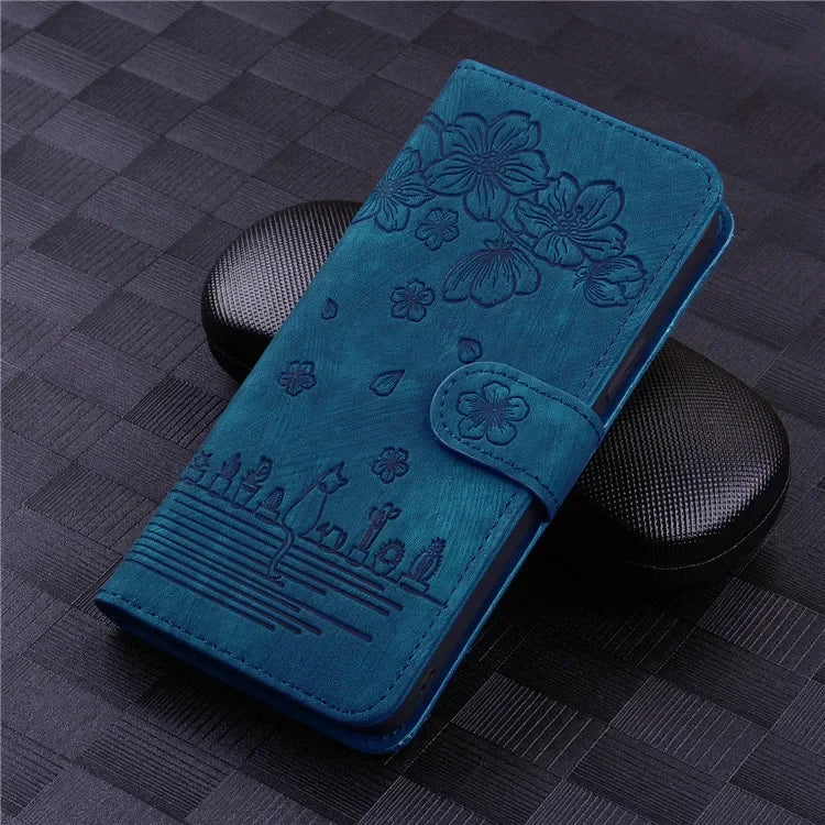 Magnetic Wallet Bracket Leather Flip iPhone Case - DealJustDeal