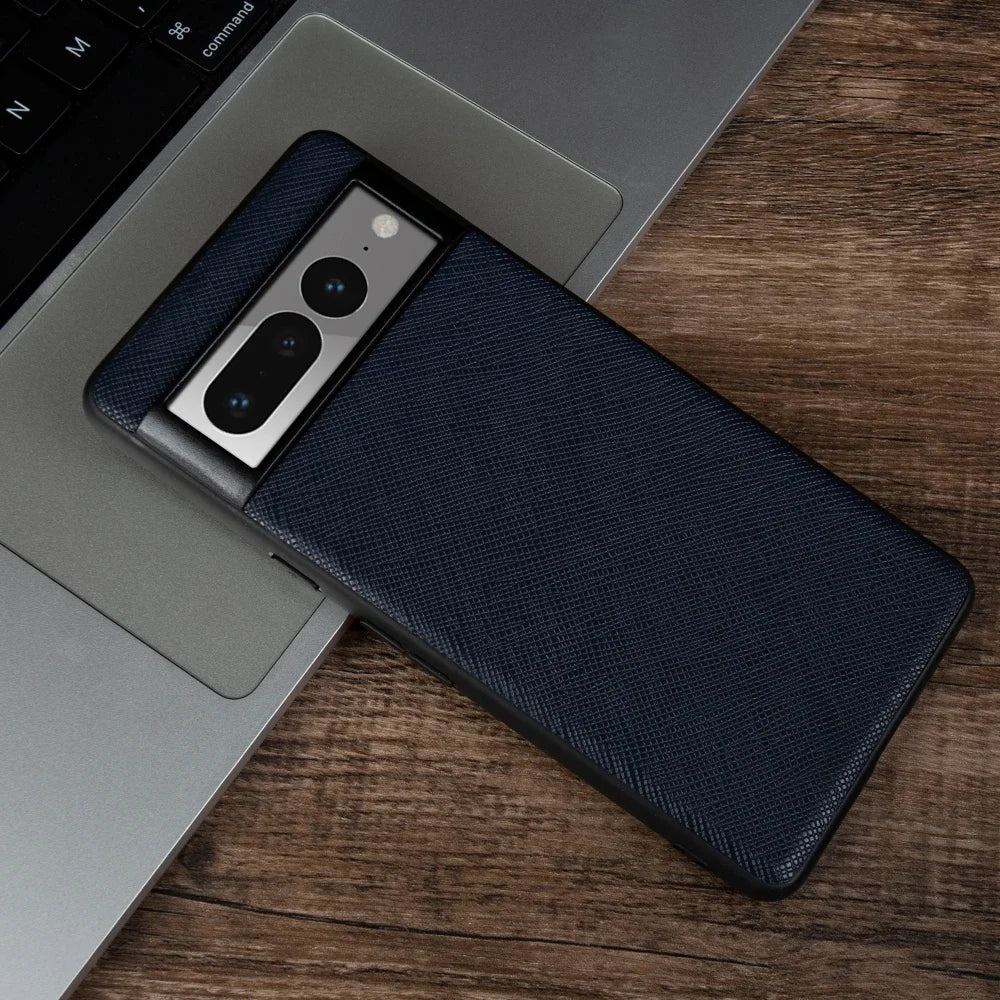 Slim Back Cover Shockproof Genuine Leather Google Case - DealJustDeal