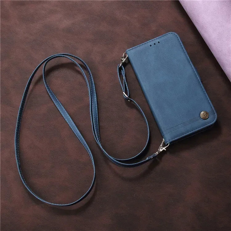 Magnetic Wallet Leather Flip iPhone Case - DealJustDeal