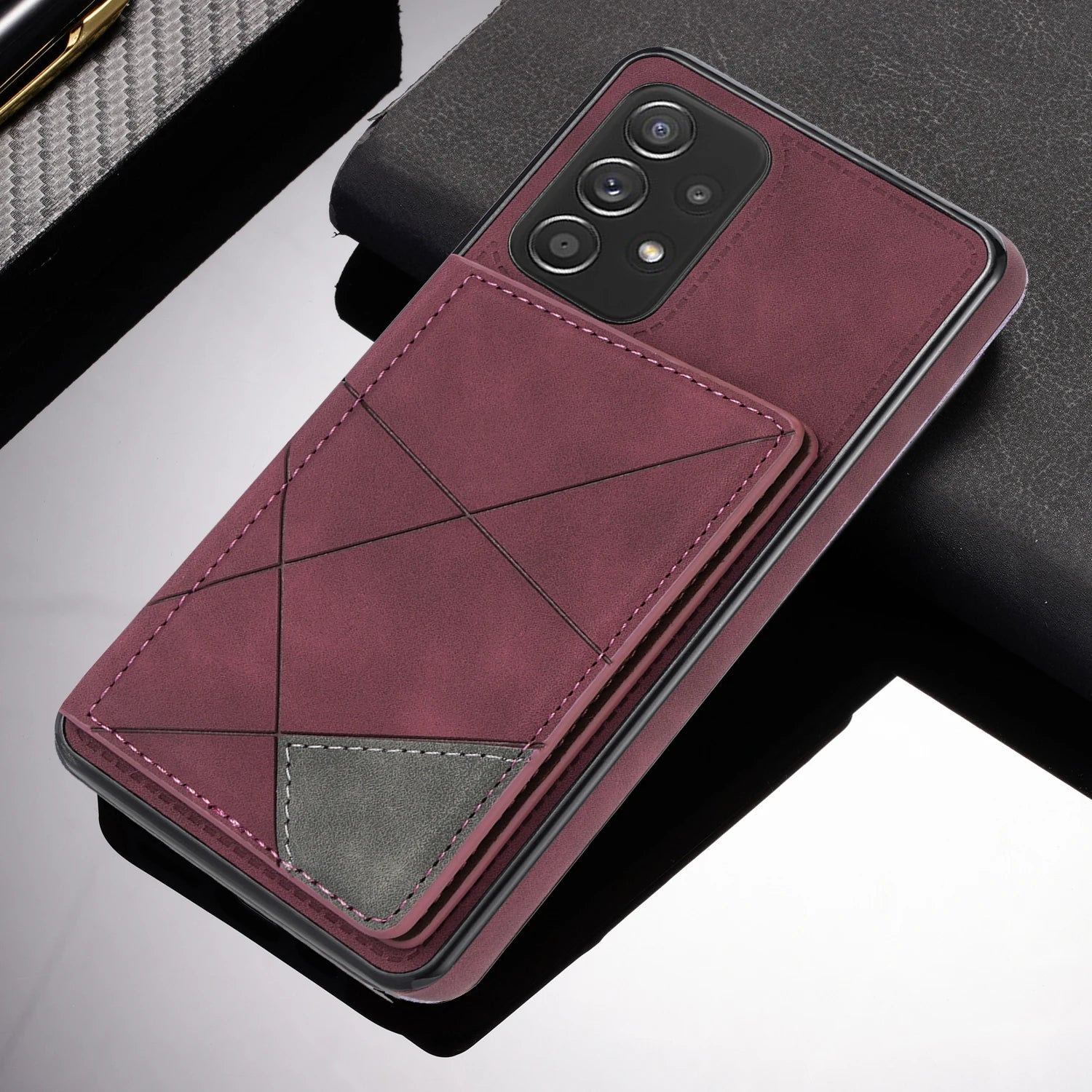 Wallet Card Slot Holder Galaxy A and Note Case - DealJustDeal